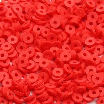 200/400/600 kom 6 mm ravan okrugli disk kralen od polimerske gline razmaknice perle za izradu nakita DIY boho ogrlica narukvica dodaci