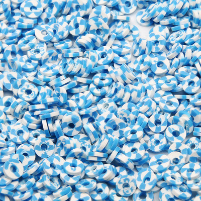 200/400/600 kom 6 mm ravan okrugli disk kralen od polimerske gline razmaknice perle za izradu nakita DIY boho ogrlica narukvica dodaci