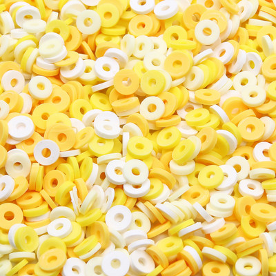 200/400/600 kom 6 mm ravan okrugli disk kralen od polimerske gline razmaknice perle za izradu nakita DIY boho ogrlica narukvica dodaci