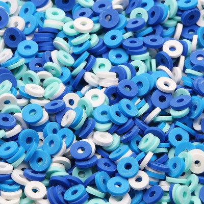 200/400/600 kom 6 mm ravan okrugli disk kralen od polimerske gline razmaknice perle za izradu nakita DIY boho ogrlica narukvica dodaci