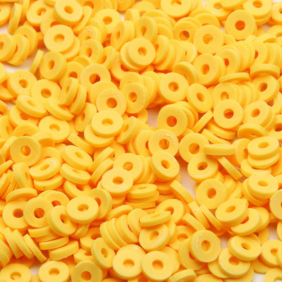 200/400/600 kom 6 mm ravan okrugli disk kralen od polimerske gline razmaknice perle za izradu nakita DIY boho ogrlica narukvica dodaci