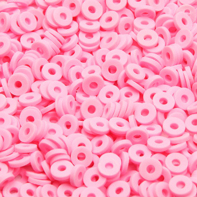 200/400/600 kom 6 mm ravan okrugli disk kralen od polimerske gline razmaknice perle za izradu nakita DIY boho ogrlica narukvica dodaci