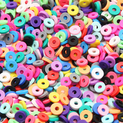 200/400/600 kom 6 mm ravan okrugli disk kralen od polimerske gline razmaknice perle za izradu nakita DIY boho ogrlica narukvica dodaci