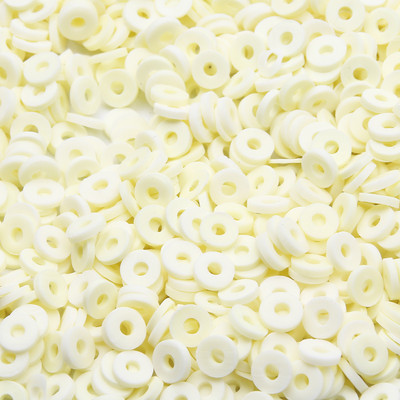 200/400/600 kom 6 mm ravan okrugli disk kralen od polimerske gline razmaknice perle za izradu nakita DIY boho ogrlica narukvica dodaci