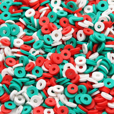 200/400/600 kom 6 mm ravan okrugli disk kralen od polimerske gline razmaknice perle za izradu nakita DIY boho ogrlica narukvica dodaci