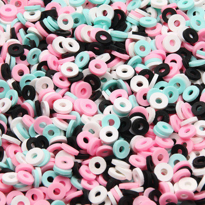 200/400/600 kom 6 mm ravan okrugli disk kralen od polimerske gline razmaknice perle za izradu nakita DIY boho ogrlica narukvica dodaci