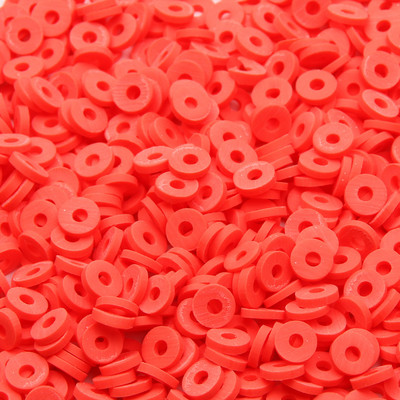 200/400/600 kom 6 mm ravan okrugli disk kralen od polimerske gline razmaknice perle za izradu nakita DIY boho ogrlica narukvica dodaci