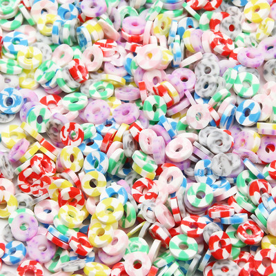 200/400/600 kom 6 mm ravan okrugli disk kralen od polimerske gline razmaknice perle za izradu nakita DIY boho ogrlica narukvica dodaci