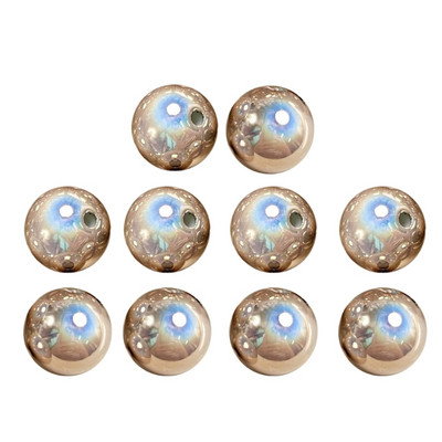 Helkivad ümmargused helmed Mitmekülgne helmed isetegemise projektide ja kodukaunistuste jaoks