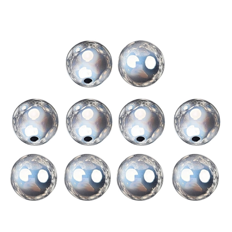 Helkivad ümmargused helmed Mitmekülgne helmed isetegemise projektide ja kodukaunistuste jaoks