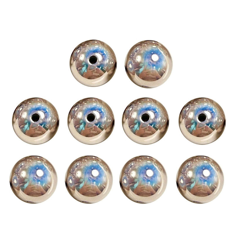 Helkivad ümmargused helmed Mitmekülgne helmed isetegemise projektide ja kodukaunistuste jaoks