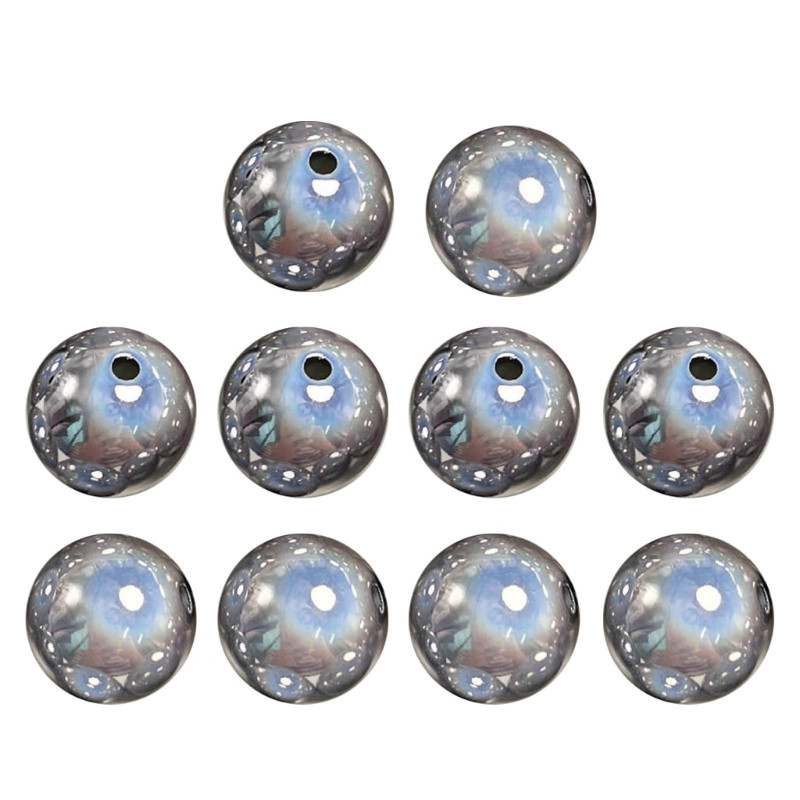 Helkivad ümmargused helmed Mitmekülgne helmed isetegemise projektide ja kodukaunistuste jaoks