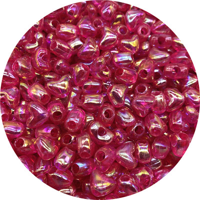 50 τμχ Ακρυλικές χάντρες μεγάλης τρύπας 10 χιλιοστών Πολύχρωμες χάντρες σε διάστιχο σχήμα καρδιάς για κοσμήματα που κατασκευάζουν DIY Charms Βραχιόλι κολιέ αξεσουάρ