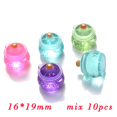 iYOE rózsaszín átlátszó őszibarack gyöngyök gyanta gyümölcs gyöngyök ékszerekhez karkötő nyaklánc medál barkács kézműves dísz