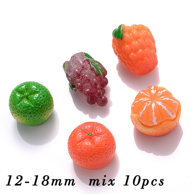 iYOE rózsaszín átlátszó őszibarack gyöngyök gyanta gyümölcs gyöngyök ékszerekhez karkötő nyaklánc medál barkács kézműves dísz