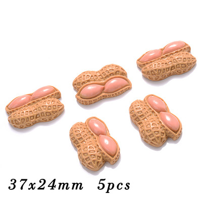 iYOE rózsaszín átlátszó őszibarack gyöngyök gyanta gyümölcs gyöngyök ékszerekhez karkötő nyaklánc medál barkács kézműves dísz