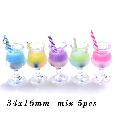 iYOE rózsaszín átlátszó őszibarack gyöngyök gyanta gyümölcs gyöngyök ékszerekhez karkötő nyaklánc medál barkács kézműves dísz