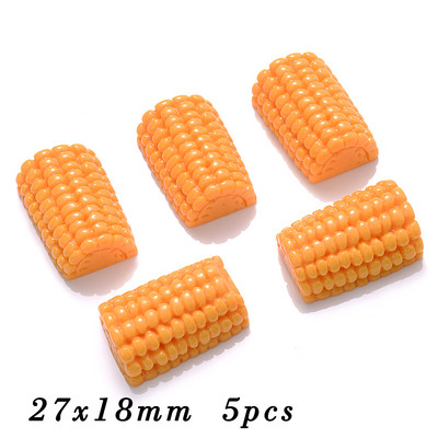 iYOE rózsaszín átlátszó őszibarack gyöngyök gyanta gyümölcs gyöngyök ékszerekhez karkötő nyaklánc medál barkács kézműves dísz