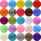 2mm 3mm 4mm Effect of The Cream Charm Τσέχικες γυάλινες χάντρες σπόρων για κοσμήματα που κάνουν DIY χειροποίητα αξεσουάρ βραχιολιών