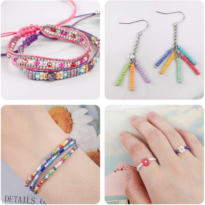 2mm 3mm 4mm Effect of The Cream Charm Τσέχικες γυάλινες χάντρες σπόρων για κοσμήματα που κάνουν DIY χειροποίητα αξεσουάρ βραχιολιών