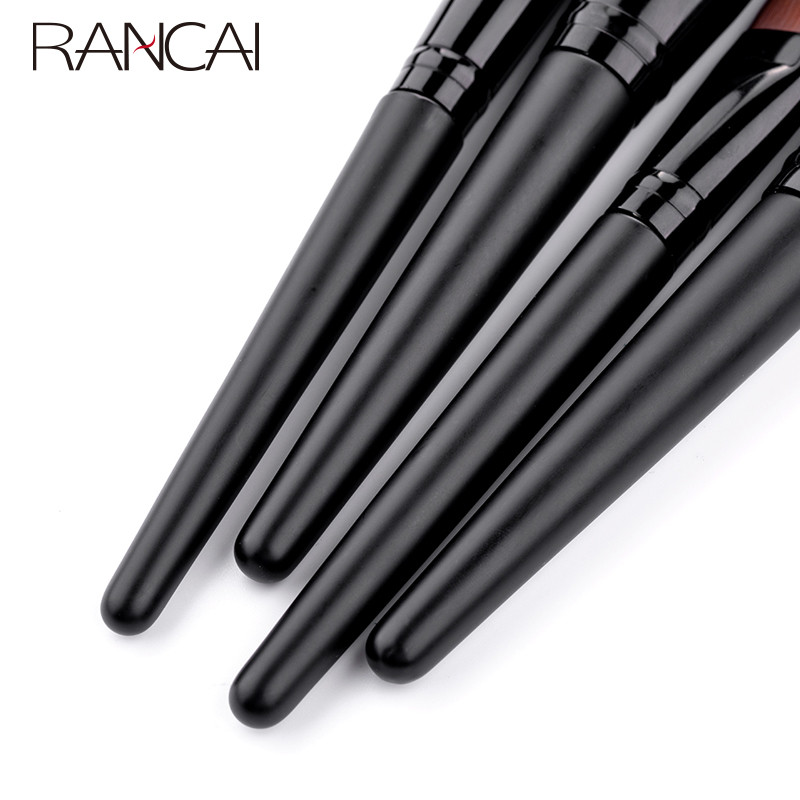RANCAI 4τμχ Σετ Πινέλα Μακιγιάζ Foundation Powder Blush Σφουγγάρι Βούρτσα Μαλακών Μαλλιών Καλλυντικά Εργαλεία Βούρτσες Εργαλείο κιτ ομορφιάς