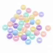 CHONGAI 20 tk kommivärvi akrüülist ümmarguse palli vahehelmed ehete valmistamiseks isetegemise ehete tarvikud käsitöö jaoks