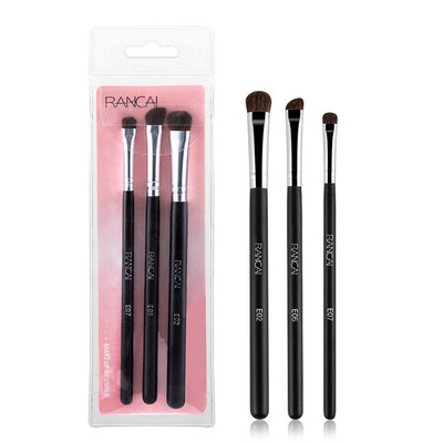 RANCAI lauvärvipintsel 3/5 tk. Meigipintslid Blending Eyebrow Brush Nature Bristles Horse Hair lauvärvipintslite komplekt