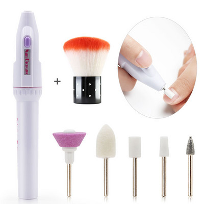 Arte Clavo maniküürikomplekt küünte kunstitööriistad lihvimisriba surnud naha käärid küüneeemaldaja tolmuharjaviil Elektriline küünepuurimasin