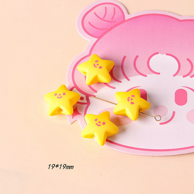 5 ks/sada farebných korálok s medveďom a králikom AB farebných hviezdicových živicových korálok DIY náramky náhrdelníky šperky doplnky