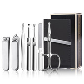 Maniküüri komplekt isiklikuks hoolduseks küünelõikuri komplekt 7-ühes Professionaalne pediküüri komplekt meeste hoolduskomplekt Eakate patsientide küünehoolduseks