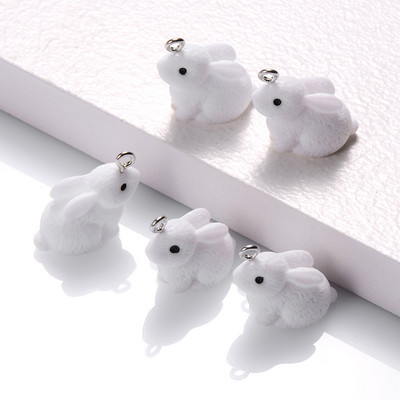 iYOE 10 τμχ Mix Cute Animal Duck Charms Resin Charms For Making Βραχιόλι Σκουλαρίκια Κολιέ Κρεμαστό κόσμημα προμήθειες