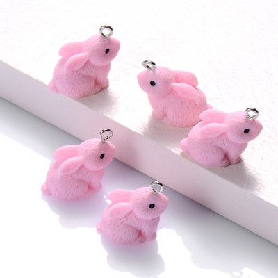 iYOE 10 τμχ Mix Cute Animal Duck Charms Resin Charms For Making Βραχιόλι Σκουλαρίκια Κολιέ Κρεμαστό κόσμημα προμήθειες