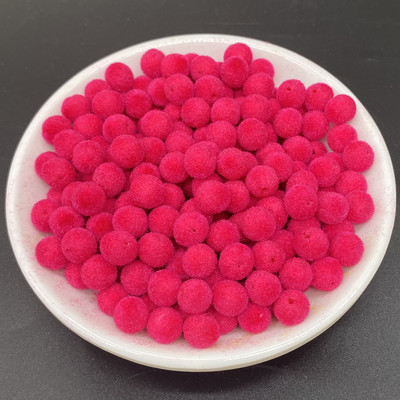 100 vnt/stal. 8 mm aksominiai akriliniai apvalūs karoliukai, skirti rankų darbo papuošalams gaminti, karoliai, apyrankės, „pasidaryk pats“ priedai, palaikymas, pristatymas