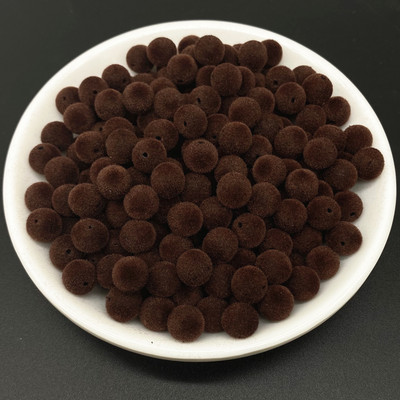 100 vnt/stal. 8 mm aksominiai akriliniai apvalūs karoliukai, skirti rankų darbo papuošalams gaminti, karoliai, apyrankės, „pasidaryk pats“ priedai, palaikymas, pristatymas