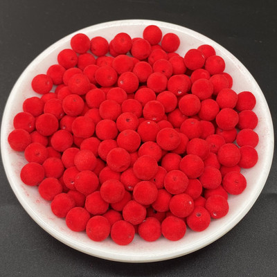 100 vnt/stal. 8 mm aksominiai akriliniai apvalūs karoliukai, skirti rankų darbo papuošalams gaminti, karoliai, apyrankės, „pasidaryk pats“ priedai, palaikymas, pristatymas