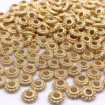 8mm 200/400tk lahtised helmed mustriga Euroopa helmed suure auguga plastist CCB helmed ehete valmistamiseks (mitte metallist) lillevahehelmed