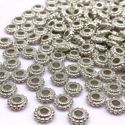 8mm 200/400tk lahtised helmed mustriga Euroopa helmed suure auguga plastist CCB helmed ehete valmistamiseks (mitte metallist) lillevahehelmed