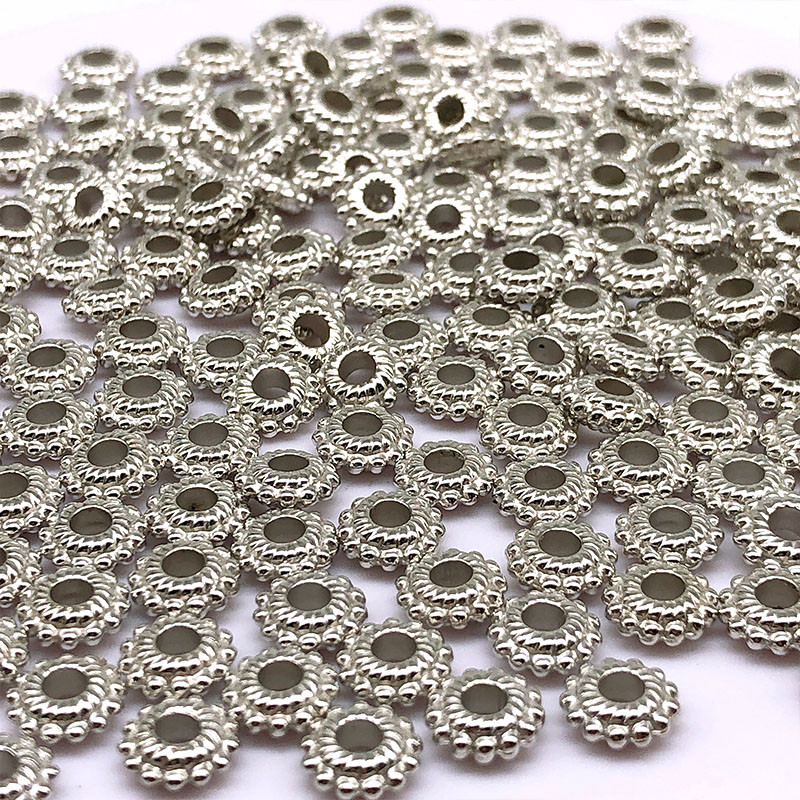 8mm 200/400tk lahtised helmed mustriga Euroopa helmed suure auguga plastist CCB helmed ehete valmistamiseks (mitte metallist) lillevahehelmed