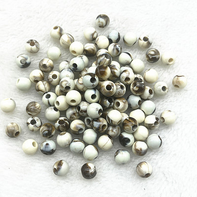 6 χιλιοστά 8 χιλιοστά 10 χιλιοστά Στρογγυλές ακρυλικές χάντρες Χαλαρές χάντρες για βραχιόλια σκουλαρίκια DIY