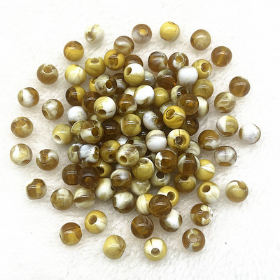 6 χιλιοστά 8 χιλιοστά 10 χιλιοστά Στρογγυλές ακρυλικές χάντρες Χαλαρές χάντρες για βραχιόλια σκουλαρίκια DIY