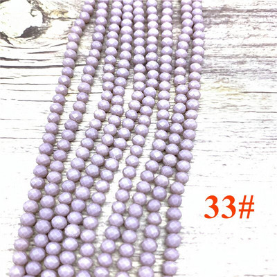 2X3mm/3X4mm/4X6mm Crystal Rondel Beads hulgimüük AB Värvilõikega lihvitud ümmargused klaashelmed ehete valmistamiseks Käevõrude tarvikud