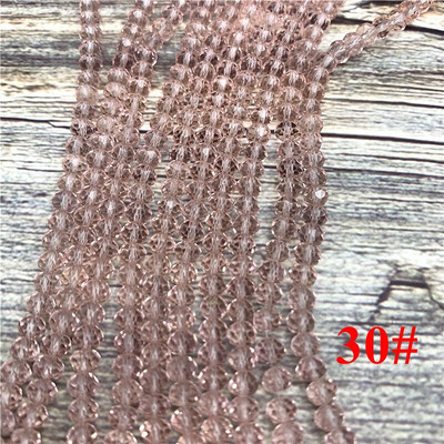 2X3mm/3X4mm/4X6mm Crystal Rondel Beads hulgimüük AB Värvilõikega lihvitud ümmargused klaashelmed ehete valmistamiseks Käevõrude tarvikud