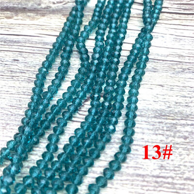 2X3mm/3X4mm/4X6mm Crystal Rondel Beads hulgimüük AB Värvilõikega lihvitud ümmargused klaashelmed ehete valmistamiseks Käevõrude tarvikud