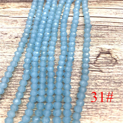 2X3mm/3X4mm/4X6mm Crystal Rondel Beads hulgimüük AB Värvilõikega lihvitud ümmargused klaashelmed ehete valmistamiseks Käevõrude tarvikud