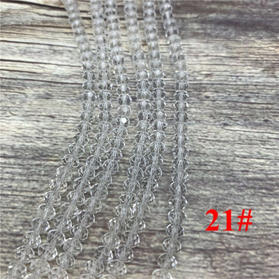 2X3mm/3X4mm/4X6mm Crystal Rondel Beads hulgimüük AB Värvilõikega lihvitud ümmargused klaashelmed ehete valmistamiseks Käevõrude tarvikud