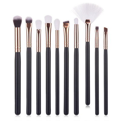 RANCAI lauvärvipintslite komplekt professionaalne 10 tk. meigipintslid Kulmude silmapliiats huulepintsel Make Up Cosmetic Beauty Tools