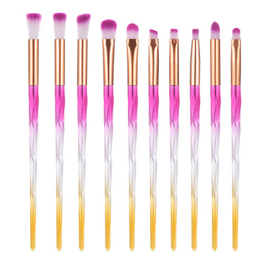 RANCAI 10 tk Meigipintslid maquiagem maquillaje Uus Mermaid Foundation Kulmude Eyeliner Kosmeetiline meigipintslid Täielik komplekt