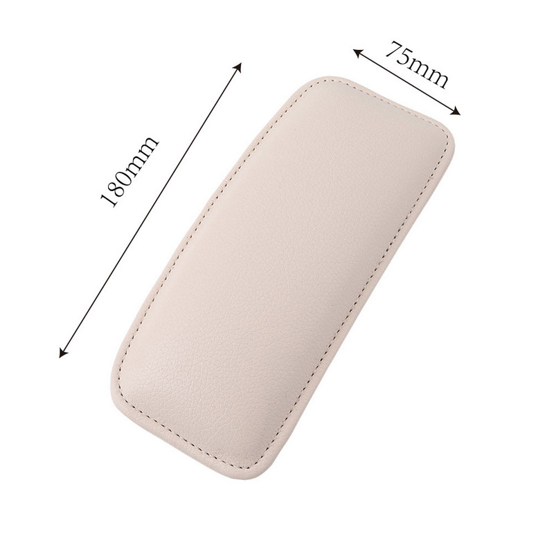 1 τεμ 18x8 cm Δερμάτινο μαξιλαράκι γονάτων αυτοκινήτου Εσωτερικό μαξιλάρι αυτοκινήτου Άνετο ελαστικό μαξιλάρι Memory Foam Universal Στήριγμα μηρών Αξεσουάρ αυτοκινήτου