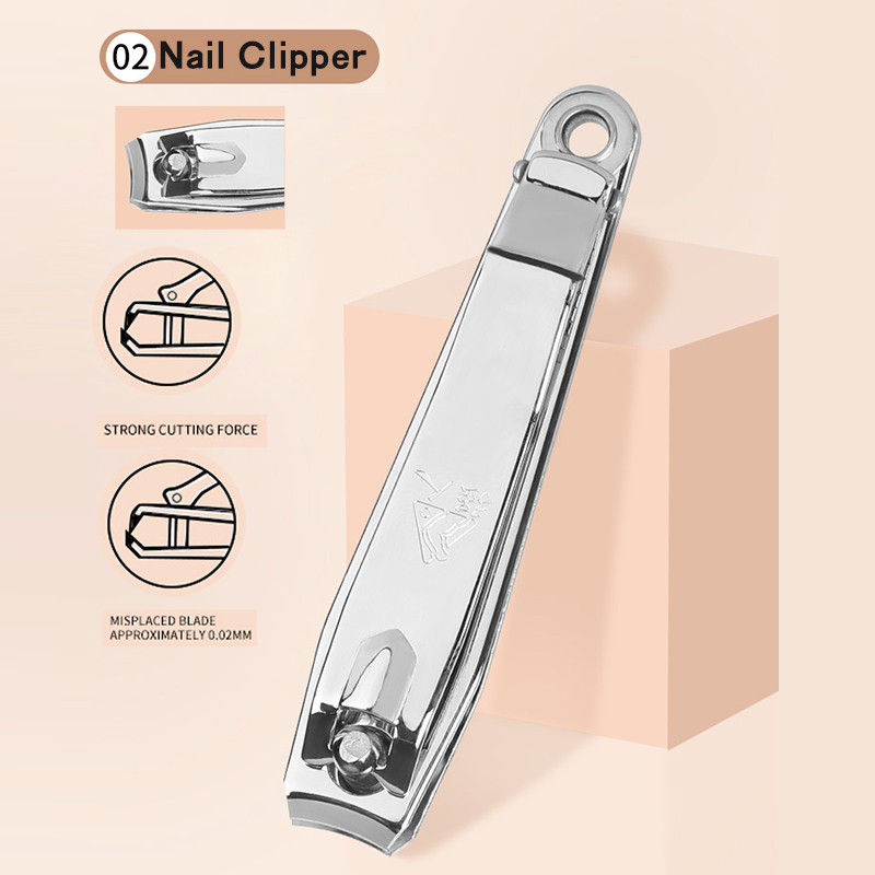 Σετ νυχιών 8 τεμαχίων τέχνης λίμες άμμου Buffer με σφουγγαράκι βούρτσα για νύχια ψαλίδι και σετ μανικιούρ σετ μανικιούρ γέλης UV Εργαλεία βερνικιού