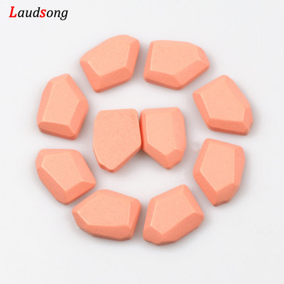 10 τμχ 18Χ15 χιλιοστά Φυσικές ακανόνιστες πολύχρωμες χάντρες Ξύλινες χάντρες για την κατασκευή κοσμημάτων Βραχιόλι κολιέ χειροποίητο DIY